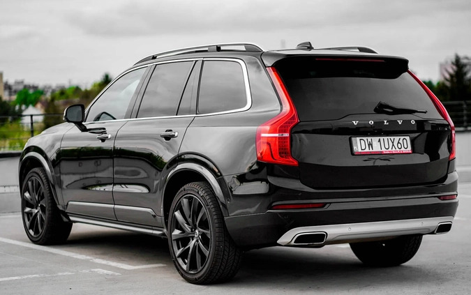 Volvo XC 90 cena 125000 przebieg: 84000, rok produkcji 2018 z Wrocław małe 596